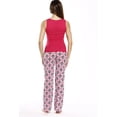 thumbnail image 3 of Just Love Womens Pant Set  Soft, Relaxing Sleepwear Pajamas (Tribal - Fuchsia, 2X), 3 of 3