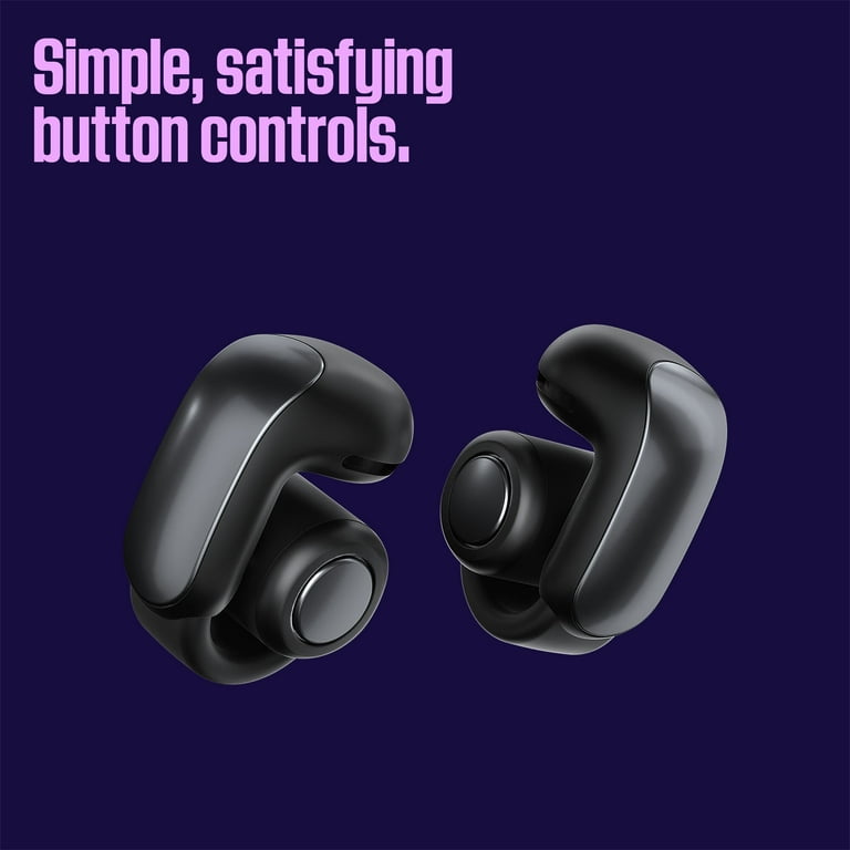 Bose Ultra Open Earbuds, Open Ear Wireless Earbuds, Black Bose Ultra Open Earbuds, Open Ear Wireless Earbuds, Black