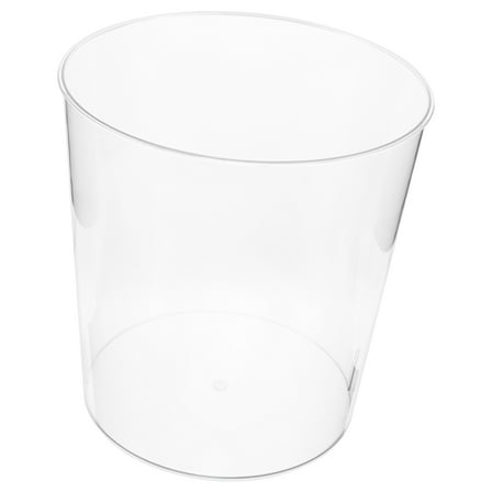 CIMAXIC Transparent Round Fish Bowl Decorative Piece for Home and Office 1Set