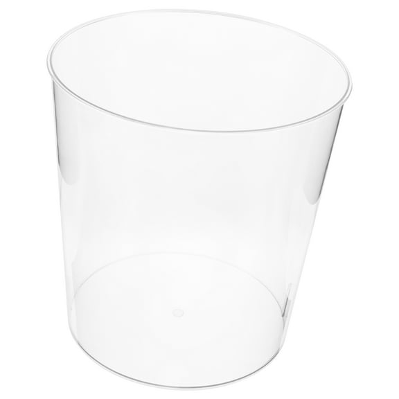 CIMAXIC Transparent Round Fish Bowl Decorative Piece for Home and Office 1Set