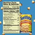 thumbnail image 3 of SunVista Garbanzos Chick Peas 15 oz. Can, 3 of 15