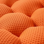 80 Modern Bubble Couch Loveseat, Oversized Curved Couches, Lazy Curved Bubble Floor Sofa, 3D Textile Mesh Fabric for Living Room,Office,Apartment,No-Assembly, Orange Couch