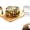 square-28Skewer+Retractor, variant on Stainless Steel Air Fryer Skewer Rack with Metal Skewers, Vertical Kabob Holder for Oven Round or Square, 304 Steel Standing Skewer Stand with Anti Scald Handle, Multi Use for Chicken Beef Vegetables