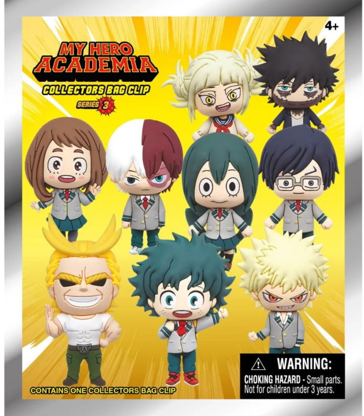3d Figural Keyring My Hero Academia Series 3 Mystery Pack 1 Figure Walmart Com