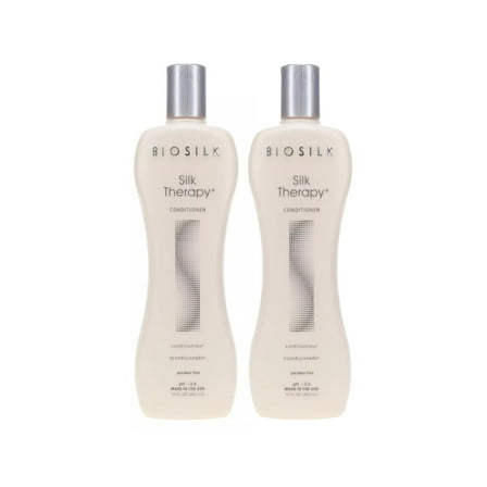 Biosilk Silk Therapy Conditioner (12oz / 355 ml) - Pack of 2