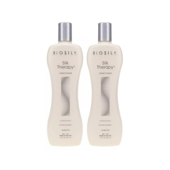 Biosilk Silk Therapy Conditioner (12oz / 355 ml) - Pack of 2