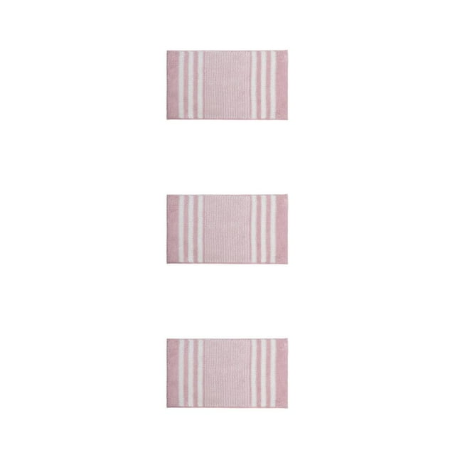 Injueey Colección Alfombra de baño suave - Fuerte absorción de agua Textura suave Parte inferior antideslizante Absorbente rosa Type1 NO1