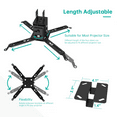 VANKYO WM50 Universal Projector Ceiling Mount Wall Bracket Holder for