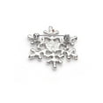 thumbnail image 2 of Daisyyozoid Wholesale Fashion Brooch Pin Crystal Rhinestone Large Snowflake Winter snow Theme, 2 of 5