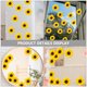 thumbnail image 1 of unbranded 1Jgo Sticker De Pared Girasol Amarillo Autoadhesivo Para Decorar Con Estilo Moderno, 1 of 6