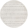 thumbnail image 7 of Rugs.com Moroccan Trellis Collection Rug – 6 Ft Round Ivory And Gray Medium Rug Perfect For Kitchens, Dining Rooms, 7 of 7