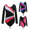 thumbnail image 5 of BULLPIANO Leotards Girls Gymnastics Dance Clothes Kid Girls Long Sleeve Unitards Activewear One Piece Ballet Latin 3-14Y, 5 of 5
