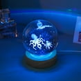thumbnail image 3 of MesaSe 3d Glowing Crystal Ball Night Light Ornament Creative Coloful Night Scene Lamp With Base For Home Decor Gift, 3 of 9