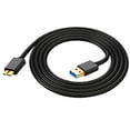 thumbnail image 2 of EASTIN 50cm/100cm Data Cable Portable High Speed PVC USB 3.0 to Micro B External Hard Drive Disk Cable for Computers, 2 of 8