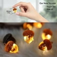 thumbnail image 3 of CAIMYY Pine Cone String Lights Battery Operated 30 Led 9.8Ft Warm Amber Thanksgiving Fall Autumn Decor For Bedroom Mantle Wreath Wedding Party Outdoor Indoor, 3 of 5