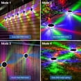 thumbnail image 4 of Solar Fence Lights, Outdoor RGB Colorful Solar Ground Lights, Outdoor Solar Wall Lights, Waterproof Landscape LED Fence Lights for Lawn Patio Pathway Yard Steps Deck Walkway, 4 of 8