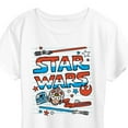 thumbnail image 3 of Star Wars - Doodle Americana - Women's Short Sleeve Classic Fit Tee, 3 of 5