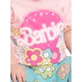 thumbnail image 4 of Barbie Baby Girls Ruffle Top and Flare Leggings with Bow Headband Set, 3-Piece, Sizes 0/3M-24M, 4 of 9