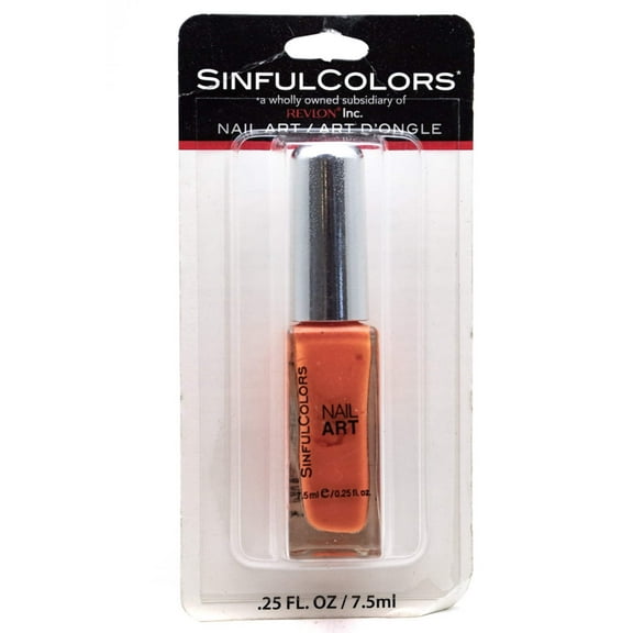 Sinful Colors Nail Art 1624 Orange Alert .23 fl oz