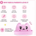 thumbnail image 6 of Kids Cat Bucket Hat Cute Cartoon Animal Sun Hat- Lightweight Comfortable Outdoor Design(2-5 Years Old), 6 of 8