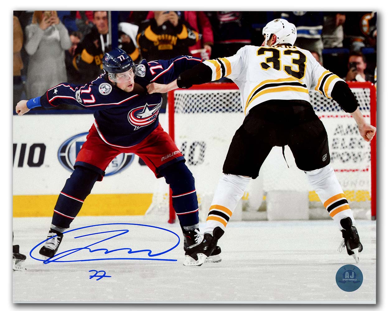 Josh Anderson Columbus Blue Jackets Autographed Fight 8x10 ...
