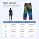 thumbnail image 4 of Fotbe Abstract Bright Pineapple Fruit Retro Pantalones de Pijama para Hombre, Pantalones de Dormir, Pantalones de Casa con Cintura Ajustable y Bolsillos-3X-Large, 4 of 6