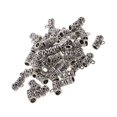 thumbnail image 1 of 50Pcs para Creación Espaciador Tubo Perlas Celebración Adorno Decoración Fiesta Bricolaje Macarena Espaciador de los granos, 1 of 7