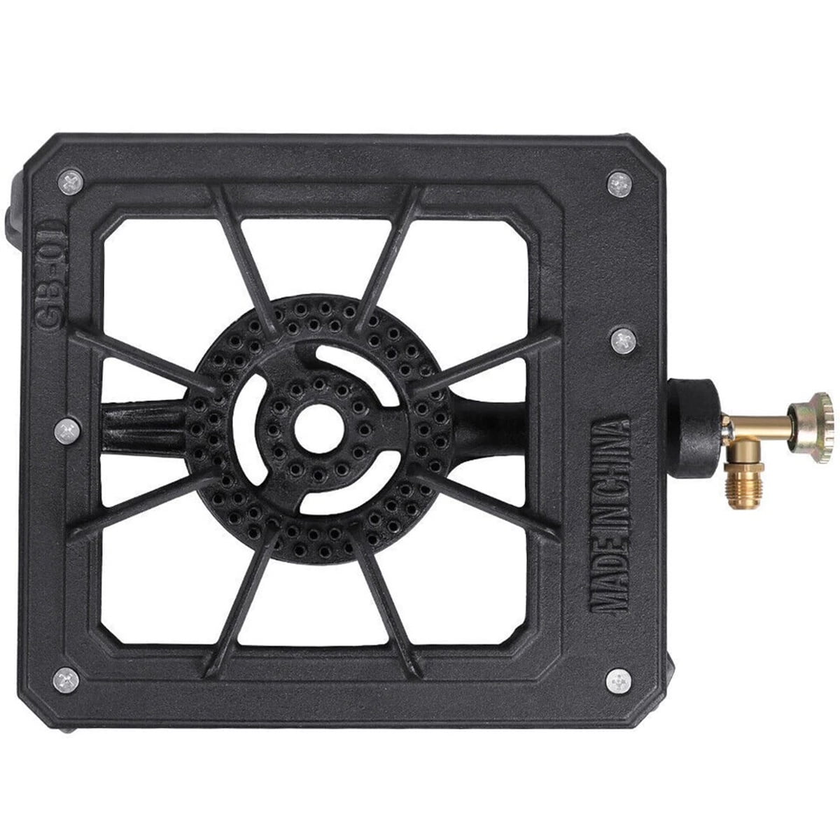 Eurhowing Portable Propane Burner 90,000 BTU, Camping Stove Single Burner, Cast Iron Gas Cooker for Outdoor Cooking, Backpacking