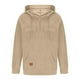 thumbnail image 4 of pstuiky hombres de manga larga, Suéter informal de moda para hombre, color liso, con capucha y manga larga Tops de hombre s, 4 of 7