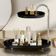 thumbnail image 4 of CQCYD under $5 Cosmetic Organizer, Cosmetics Storage Organizer for Vanity,Two Tier Makeup Organizer for Bathroom,Desktop Storage Rack for Skincare Products,Acrylic Cosmetic Display Tray, 4 of 6