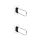 thumbnail image 1 of Advancent Perchero de PVC, estante de almacenamiento, portátil, extraíble, autoadhesivo, Clips para dormitorio de alta resistencia, soporte Negro 2Conjunto, 1 of 6