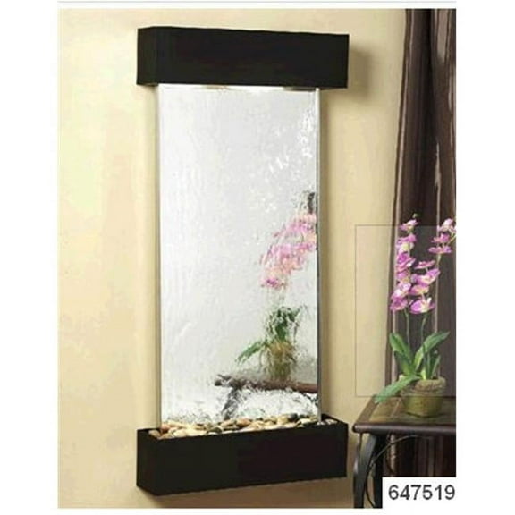 Adagio CSS1540 Cascade Springs - Silver Mirror Wall Fountain