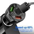 thumbnail image 6 of Ghopy 5 Ports/3 Ports USB Car Charger Fast Charging Car Charging Head USB Automatic Power-Off Car Phone Charger for Car Truck SUV Power Bank Tablet, 6 of 7