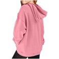 thumbnail image 5 of FchengtaiS Girls' Hoodies Sweatshirts Long Sleeve Casual Lightweight Pullover Tops Bow Print Hooded Sweatshirt with Pocket 4-15 Years, 5 of 5