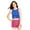 Blue - 488, variant on Aeropostale Womens Cross back Crop Tank Top, Blue, Juniors, Medium