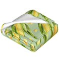 Cauagu Fresh Sweet Corn Pattern Flannel Bed Blankets,Fleece Blanket