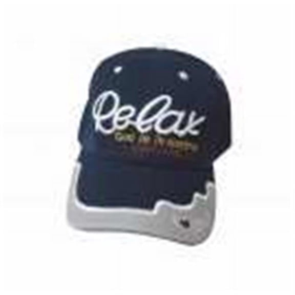 Swanson Christian Supply 111840 Cap-Relax - God Is In Control - Navy