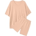 thumbnail image 7 of Cueply 2 Piece Sets for Women Summer Outfits Lounge Set Casual Matching Clothing Oversized T-Shirt Biker Shorts, 7 of 7