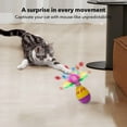 thumbnail image 6 of Easter Cat Toy, Wobble-Free Easter Teaser with Bell for Cats, Multicolor Plastic Interactive Play Toy, Sturdy & Pet-Safe Easter Decoration for Indoor Fun, 6x6x20 cm Cat Teaser Wand, 6 of 7