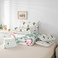 thumbnail image 6 of Homewish Vintage Christmas Nutcraker 7 Pieces Bedding Comforter Set,Merry Xmas Full Bedding Set,Green White Red Fitted Sheet Flat Sheet For Teens,Ultra Soft Home Decor Reversible, 6 of 8