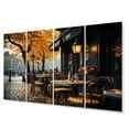thumbnail image 2 of Designart "France Parisian Cafe beauty III" France Metal Wall Art Set, 2 of 5