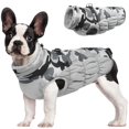 thumbnail image 1 of Chaqueta de invierno para perros FUAMEY Grey Camo con arnés para perros S, 1 of 6