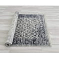 thumbnail image 6 of Handcraft Rugs-Navy/Gray Persian Zigler Allover Pattern Distressed  Modern Vintage Area Rug, 6 of 9