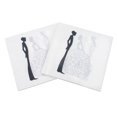 thumbnail image 1 of 40pcs Printing Napkin Beautiful Bride and Groom Napkin for Wedding Party, 1 of 1