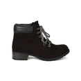 thumbnail image 2 of Women Imitation Kid Suede Padded Collar Ankle Work Boot BD12, 2 of 5