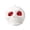 White, variant on Halloween Skull Squishy Stress Ball, Soft TPR Squeeze Fidget Toy With Pop Out Eyeball Design, Anxiety Relief Hand Sensory Toy,Goodie Bag Filler, Haunted House Party Favor Gift