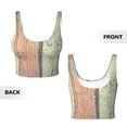 thumbnail image 5 of Lsque Hardwood Printed Women'S Sports Bra, Compression, Moisture Wicking, High-Impact Sports Bra For Women,Supportive sports bra-Medium, 5 of 9