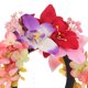thumbnail image 2 of Diadema de flores de tela, diadema de moda con flores de lirio, accesorio para el cabello para fiestas, bodas y cumpleaños., 2 of 7