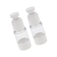 thumbnail image 4 of Justharion 2x Sterile Airless Pump Bottle Refillable Toner/Lotion/ Container white 15ml 5Set, 4 of 6