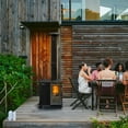 thumbnail image 5 of OuterMust 110,000 BTU Pellet Patio Heater for Outdoor Use with Tempered Glass Window and Pellet Hopper Ideal for Backyard Balcony 6-8 people, 5 of 10